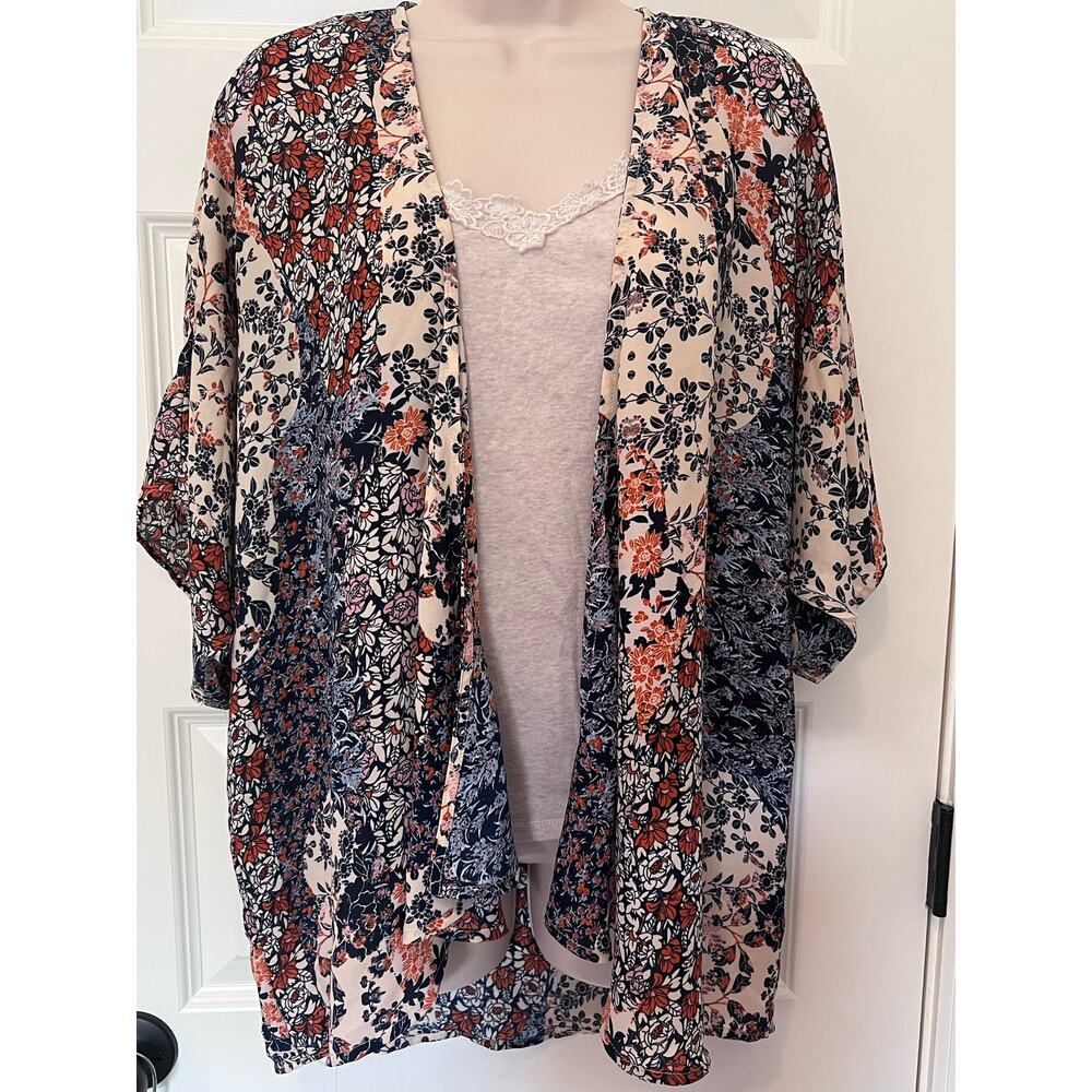 Liberty Love Floral Kimono, Size L